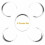 for- Cayenne 958 2011-2018 Silver Car Dashboard Meter Ring Covers Trim Interior Decoration 2