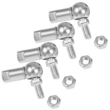 CS8, Gelenkkugellager mit Bolzen, M5X0,8Mm Kohlenstoffstahl Rechts, 4-Tlg., Kugellager