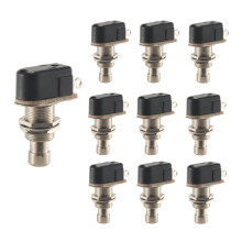 Caixa de Pedal de Efeitos de Guitarra Momentânea SPST BotãO Pedal Pedal Interruptor Pacote de 10