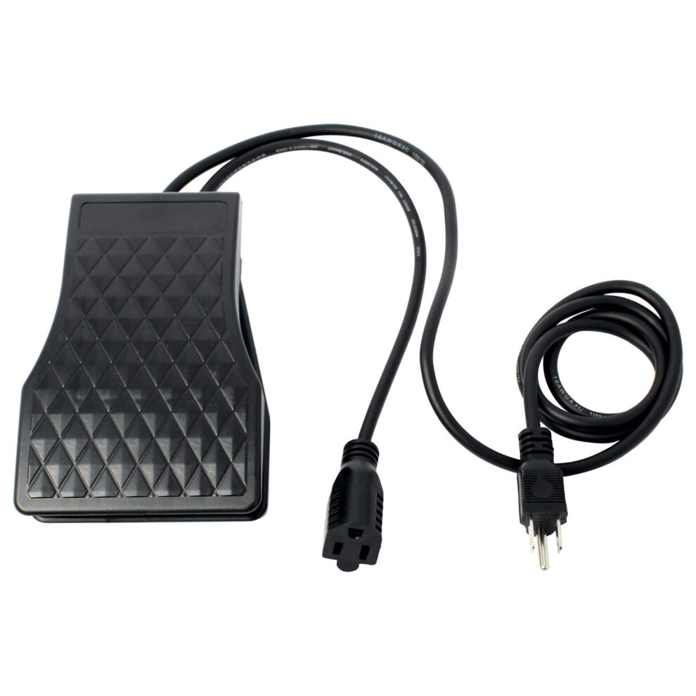 Flex Shaft Motor Foot Control Pedal Replacement Electric For Rotary Tool Hanging Grinder Carver Tool Accessories Variable Speed With Anti-Skid Rubber 6032598252053