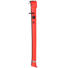 1M Scuba Tauchen Aufblasbare SMB Surface Signal  Boje Sichtbarkeit Float Signal Tube Wurst, Rot