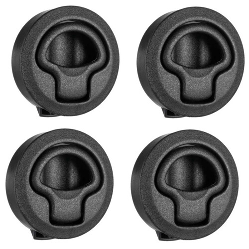 4Pcs/Set Round Pull  Lock Slam  Hardware for RV Yacht Boat Deck Hatch
