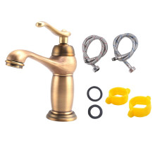Bathroom Basin Washbasin Faucet Antique Brass Faucet Copper Faucet