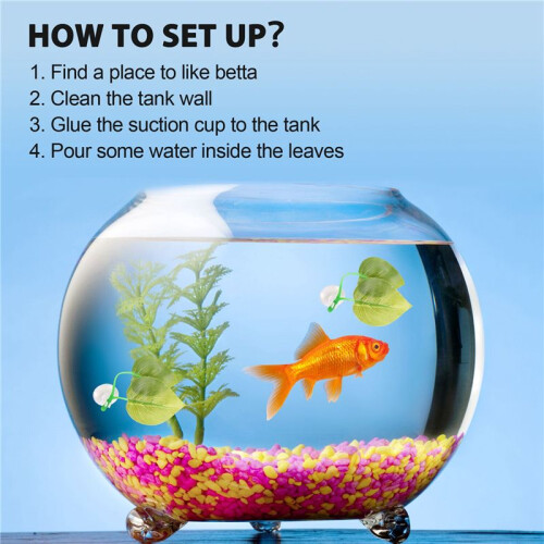 6 Stuks Betta-Hangmatspeelgoed, Aquariumplasticfabriek voor Betta -Accessoires 1