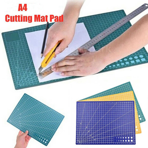 3Pcs A4 Cutting Mat Pad Patchwork Cut Pad Patchwork Tools Diy Tool Cutting Board Double-Sided Self Healing Cutting Pad 1