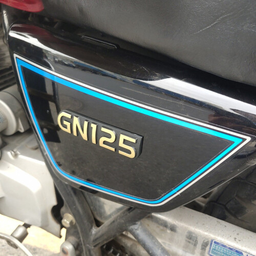 Black Motorcycle Battery Side Cover Frame Side Covers Panels for  GN125 GN 125 2