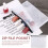 18Pcs Mesh Zipper Pouch Document Bag, 8 Assorted Size, Waterproof Plastic Zip File Folders, Multipurpose for Office,Home 4