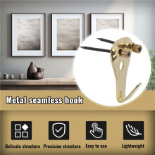 20-Pack 50 Pund BildramshäNgare Krokar med Spik, Kraftig GipsväGg Pro Photo/Heavy Mirror HäNgningssats