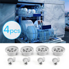 4 Pack 165314 Ersatzteil für das Untere Zahnstangenrad Des Geschirrspülers Passend für Geschirrspüler Von für und - Ersetzt 420198