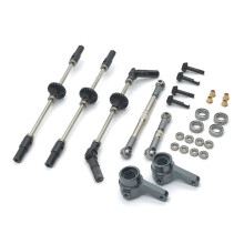 Aggiornare Gli Ingranaggi 'Asse del Ponte 'Ingranaggio nel Acciaio per WPL B14 B24 C14 C24 C34 C44 B16 B36 1/16 RC Accessori per Ricambi Auto,