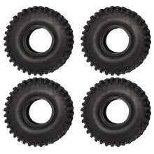 4PCS 120MM 1.9 Rubber Rocks Tyres Wheel Tires for 1/10 RC Rock Crawler Axial SCX10 90046 AXI03007 TRX4 D90 TF2