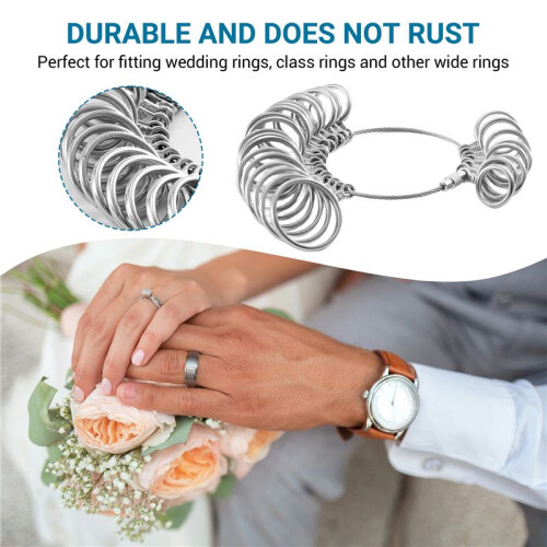 0-13 Ring Sizer Mess Werkzeug Set Metall Ring Sizer Metall Ring Anzeigen Finger Sizer & Ringdorn 1