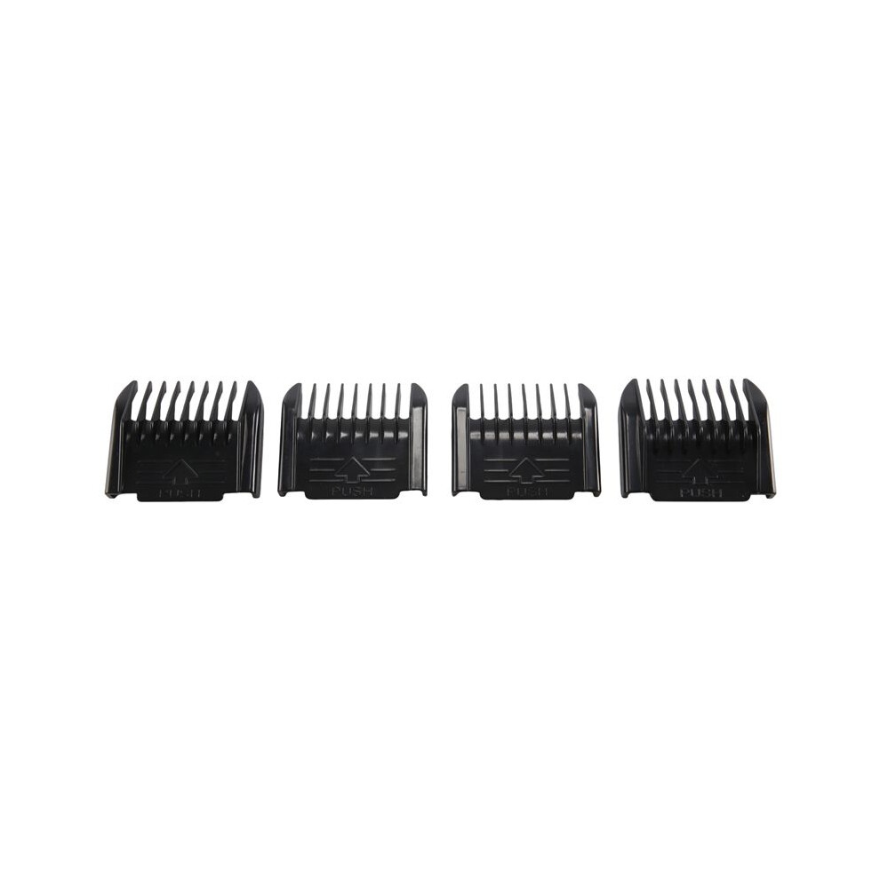 Electric Clipper Accessories,4Pcs Cut Clipper Limit Comb Guide Attachment Size Barber Replacement(1mm,1mm,2mm,3mm)