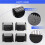Electric Clipper Accessories,4Pcs Cut Clipper Limit Comb Guide Attachment Size Barber Replacement(1mm,1mm,2mm,3mm) 8