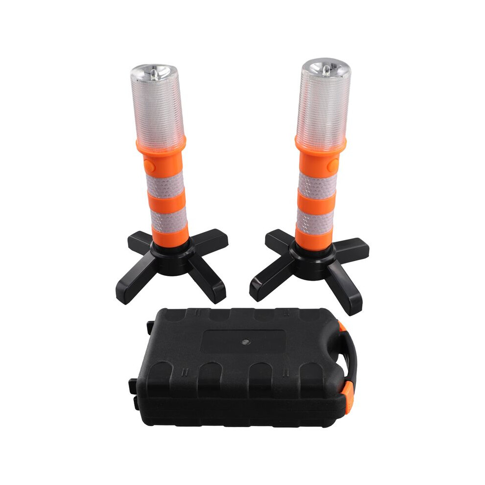 2Pcs Led Emergency Road Flash Flare Roadside Beacon Safety Strobe Warning 4713787262894