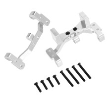 Metall Zug Stange Basis Sitz Achse Oben Servo Halterung für WPL C14 C24 C14K C24K 1/16 RC Auto PKW Upgrade Teile, Silber