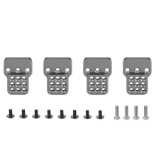Metal Adjustable Bracket Extender for WPL C14 C24 C34 C44 B14 B16 B24 B36 1/16 RC Car Parts,Titanium