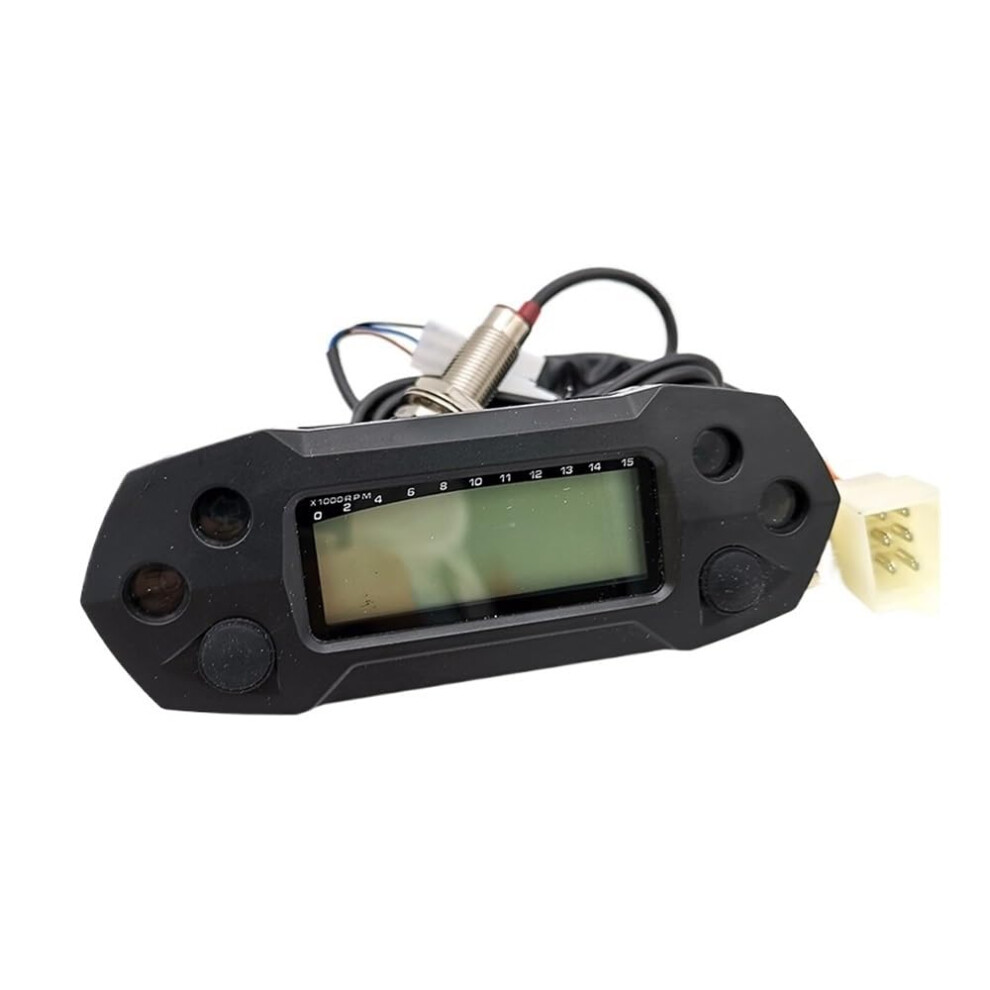 Motorcycle Odometer With Dual Mileage Rpm Display, Universal Digital Speedometer For Efi And Carburetor 9169991201481