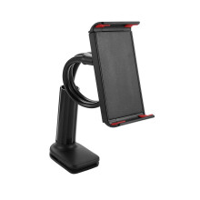 360 Rotating Flexible Long Arms Mobile Phone Holder Desktop Bed Lazy Bracket Phone Stand for Phone and Tablet(Black)