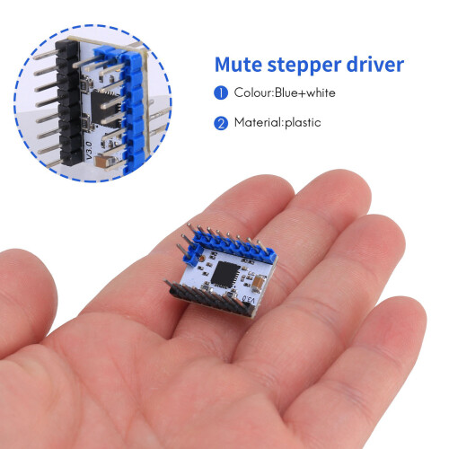 5Pcs TMC2209 V3.0 Stepper Motor Driver Stepping Rod Silent Driver 256 Microstep Current 2.8A  VS TMC2208 2