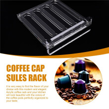Acrylic Coffee Pods Holder for OriginalLine, Coffee Capsules Storage Drawer Holder & Organizer (40 Pods)