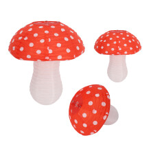 3 Stuks Paddestoelvormige Papieren Lantaarns voor Bos Jungle Wonderland Thema Verjaardagsfeestje Decor Hangende 3D Paddestoel Ornament