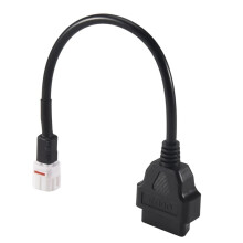 4 Pin to OBD2 Fault Code Reader motorcycle Scanner Diagnostic Cable for mT10 FZ10 XSR700 TmAX530 R6