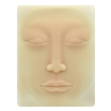Praticante de Treinamento de Tatuagem Permanente de Silicone 3D para Iniciantes Pele Falsa em Branco para Microblading Facial