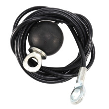 Cuerda de Alambre de Gimnasia de 1,8 M, Cuerda de Acero Resistente para MáQuina de Cable para el Hogar, Accesorios de Polea de Fitness