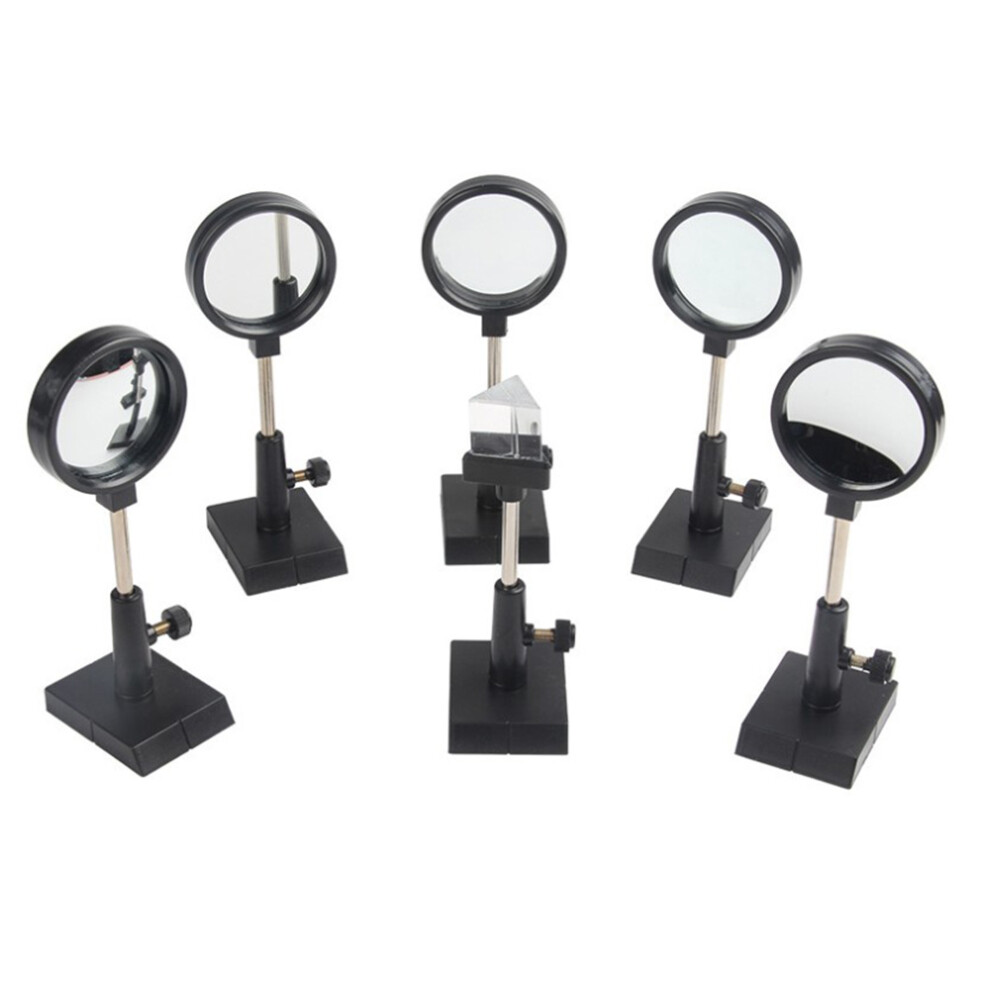 Physical Optics Experiment Set Convex Lens Concave Lens Triangular Prism Plane Mirror Convex Mirror Optical Lens 6031977010635