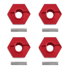 12mm Combiner Wheel Hub Hex Adapter for MN86K MN86KS MN86 MN86S MN G500 1/12 RC Car Upgrade Parts Accessories,Red