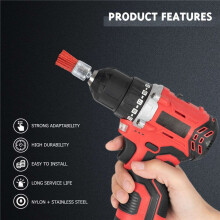 4Pcs Nylon Filament Abrasive Wire Cup Brush Nylon End Brush Kit for Drill Rotary Tool with 1/4 Inch Shank