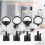 Physical Optics Experiment Set Convex Lens Concave Lens Triangular Prism Plane Mirror Convex Mirror Optical Lens 8