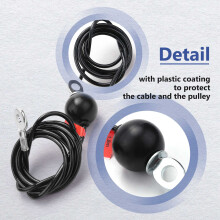 1.8M Gym Wire Rope Heavy Duty Steel Wirerope for Home Cable Machine Fitness Pulley Accessories