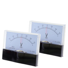 Analog Panel Voltmeter DC Voltage Meter 015V Accuracy Clear Analog Display Panel Mount