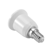 Adaptateur d'ampoule LED CFL/convertisseur de douille E14 vers E27