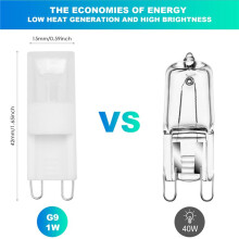 G9 warm white LED Bulb Lamp Light High Power Projector 1W AC 220-240V HOT