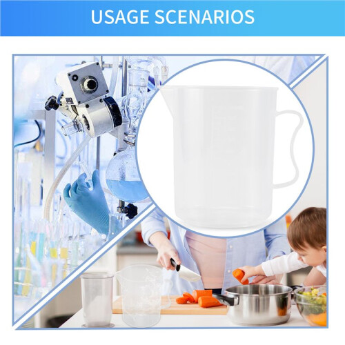 1000ml Transparent Graduated Beaker with Handle 2