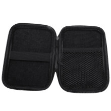 Portable Hard Disk Drive Shockproof Zipper Cover Bag Case 2.5inch HDD Bag Hardcase Black