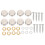 Bouchon à Vis en Acier Inoxydable de 16 Mm (8 PièCes) 1