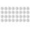 30 pcs Carnations  Artificial Flower Silk Spherical Heads Wedding Decor White 2