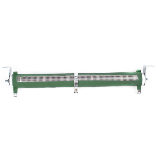 200W Watt 100 Ohm Ceramic Tube Adjustable Rheostat Resistor Green 1