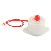 BJ-3 AC220V Industriell LED-Blinker RöD Larm Siren Summer 100DB Vit