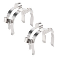 2pcs 24# Stainless Steel Clip Keck Clamp for 24/29 24/40 Glass Ground Joint