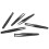 6PCS Precision Tweezer Set Plastic Anti Static Tool Kit Size 1/2/3/5/6/8 each one(Black) 8