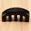 Rubber Mute silencer 4/4 Violin Fiddle slight Practice Black 6