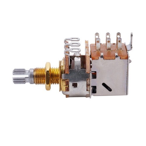 Guitar Pots 500K Short Split Shaft Audio Taper Push/Pull Potentiometer 2