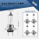 4 X H7 Car Headlight Bulbs 12V / 55W Halogen Standard Lamp Light 7