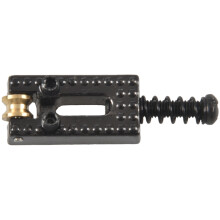 6 Roller Bridge Tremolo Saddles With Wrench For Strat Tele Electric Guitar Black