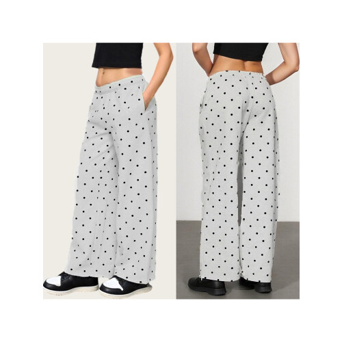 (M, Light Grey) Γυναικείο παντελόνι φόρμας χαλαρή εφαρμογή 1